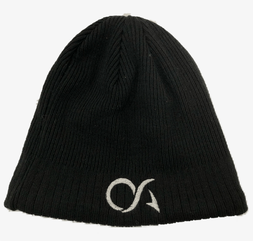Silver Oa Black Beanie - Beanie, transparent png download