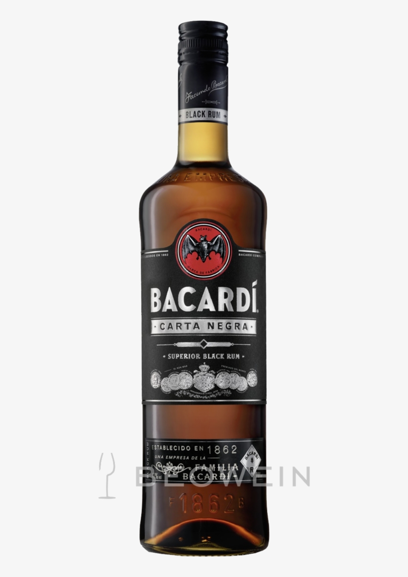 Bacardi Carta Negra, transparent png download