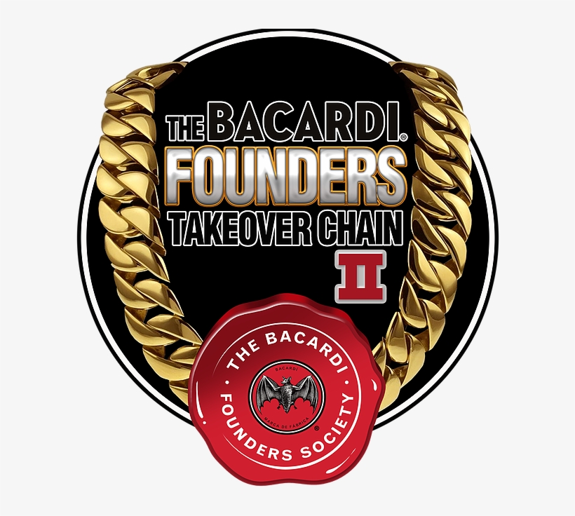 Bacardi Chain Logo2 - Emblem, transparent png download