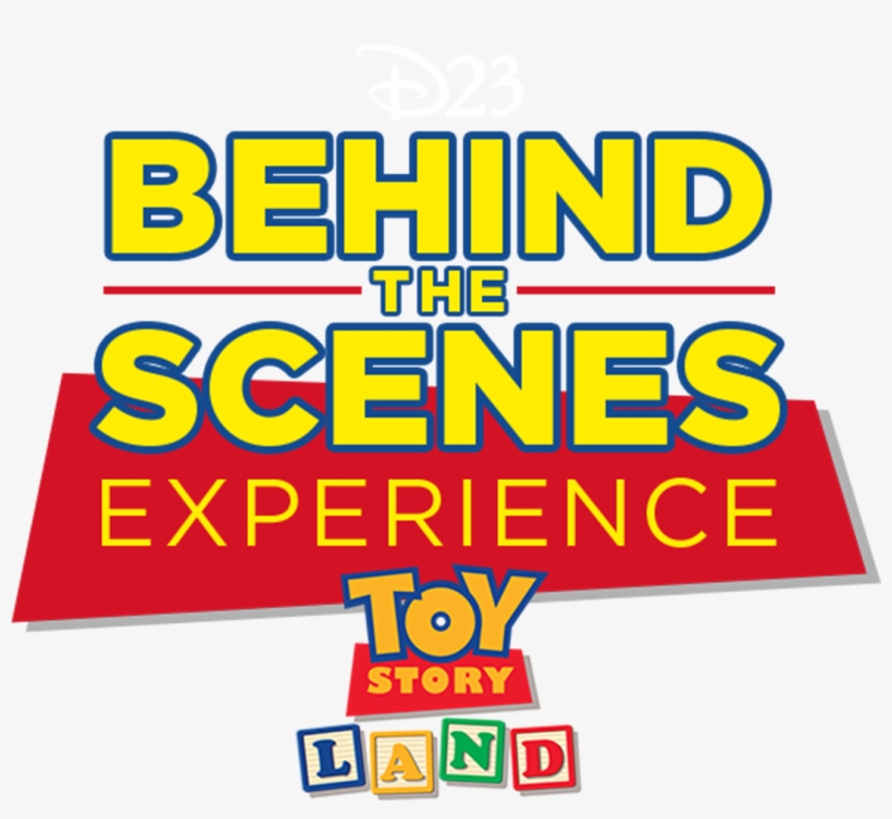Tickets For D23's Behind The Scenes Experience - Toy Story, transparent png download