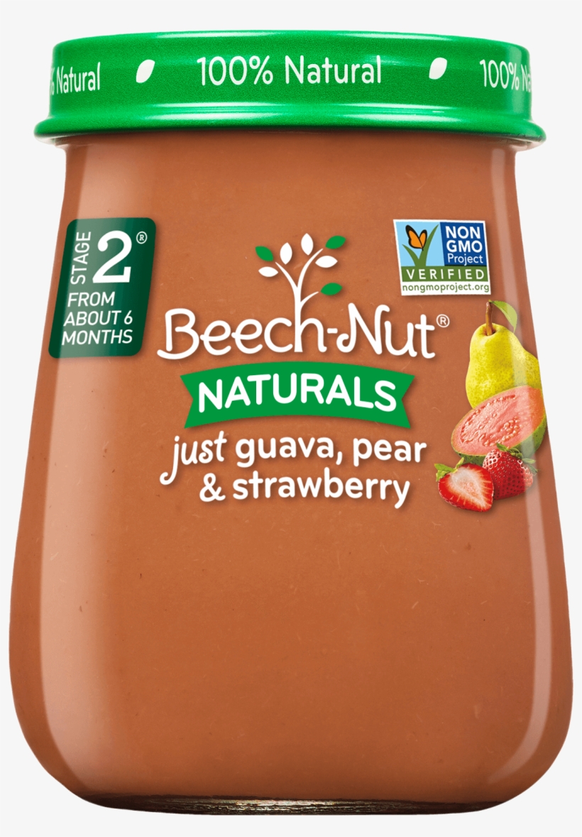 Naturals Just Guava, Pear & Strawberry Jar - Natural Foods, transparent png download