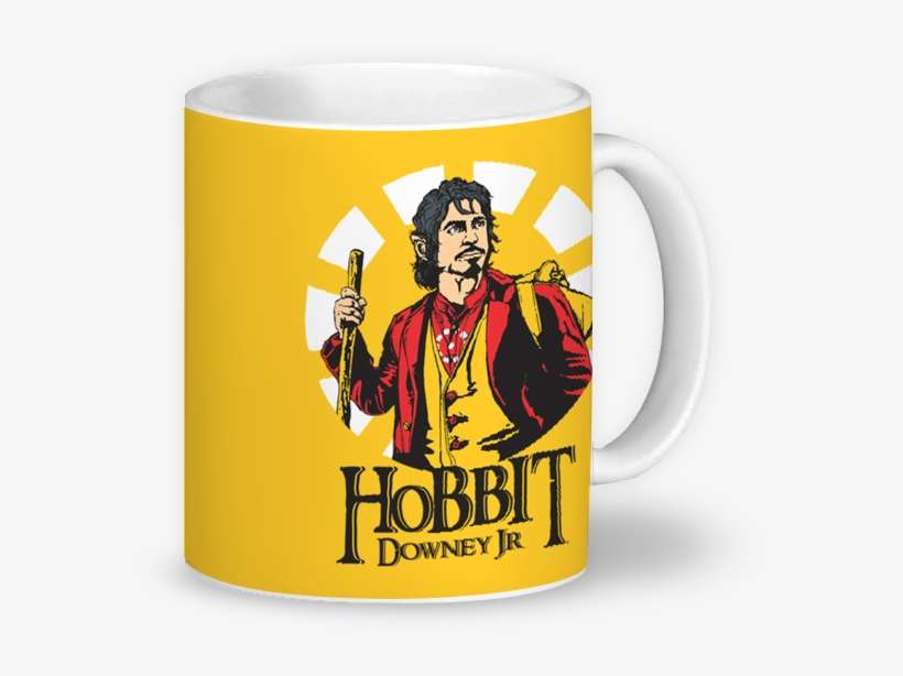 Caneca Hobbit Downey Jr De Que Desenholegalna - Coffee Cup, transparent png download