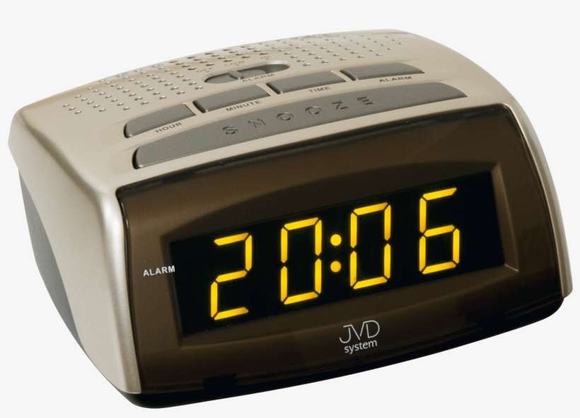 Digital Alarm Clock Jvd System Sb 0720 5 Jasněna Vláhová - Digitální Budík Jvd System Sb0720.5, transparent png download