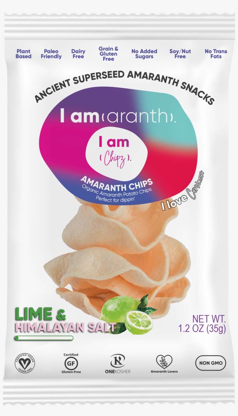 Lime & Himalayan Salt Organic Amaranth Potato Chips - Potato Chip, transparent png download