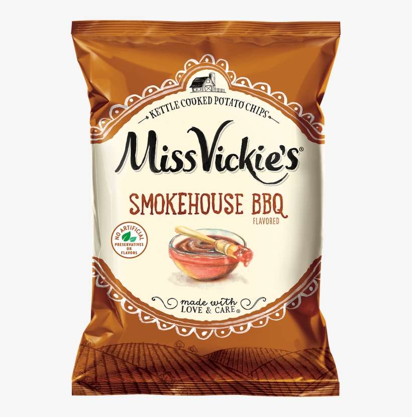 Miss Vickie's® Smokehouse Bbq Kettle Cooked Potato - Miss Vickie's Sea Salt, transparent png download