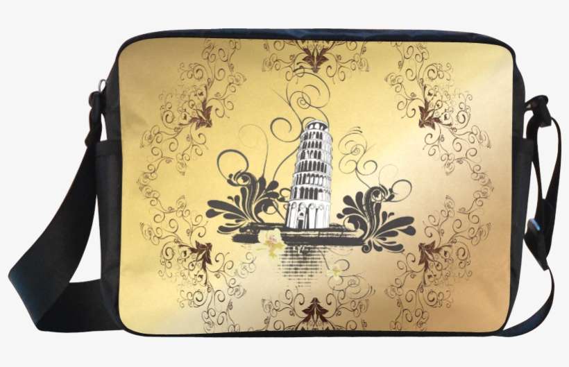 The Leaning Tower Of Pisa Classic Cross-body Nylon - Marinette School Bag, transparent png download