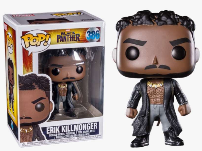 More Views - Funko Pop Erik Killmonger, transparent png download