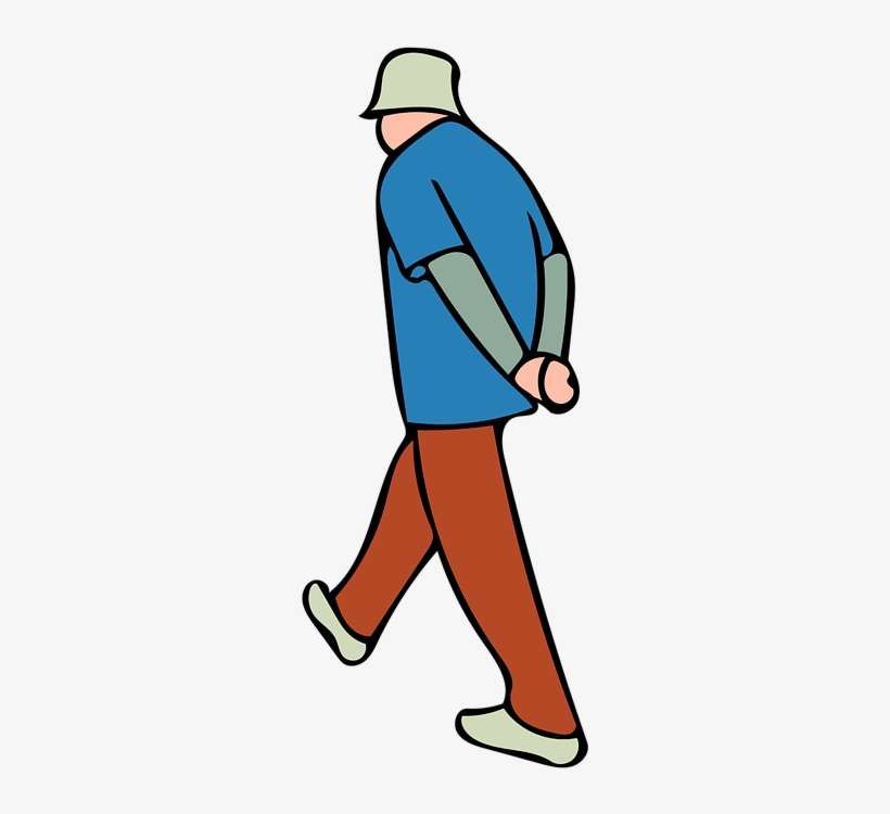 Man Walking Hat - Illustration, transparent png download