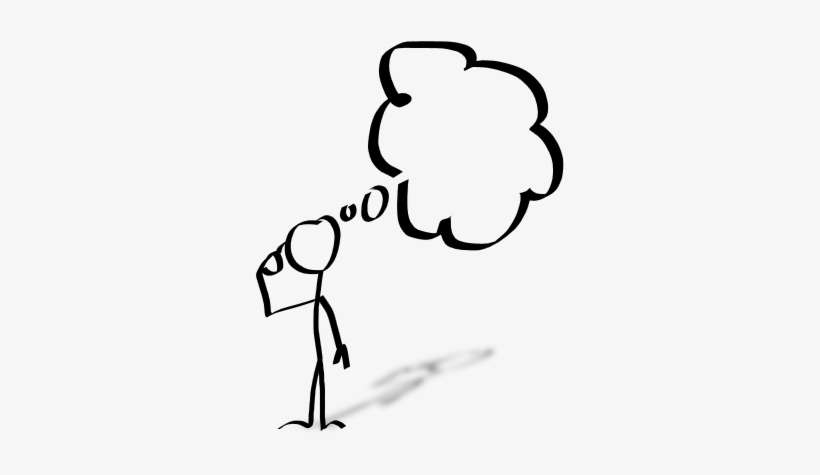 And I Thought That Must Taste Really Good With My Pancakes - Person Thinking Clipart, transparent png download