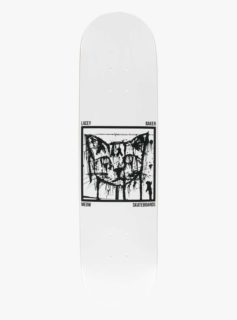 Meow Baker Ink Splat Deck - Skateboard Deck, transparent png download