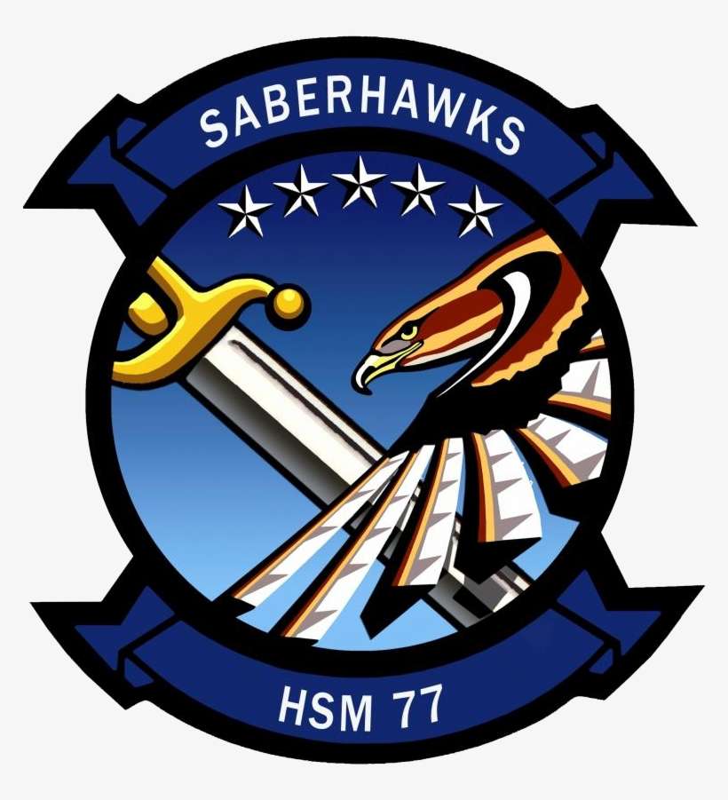 Helicopter Maritime Strike Squadron 77 Insignia, 2016 - Hsm 77, transparent png download
