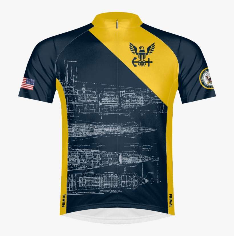 Navy Schematic Men's Sport Cut Jersey - Polo Shirt, transparent png download