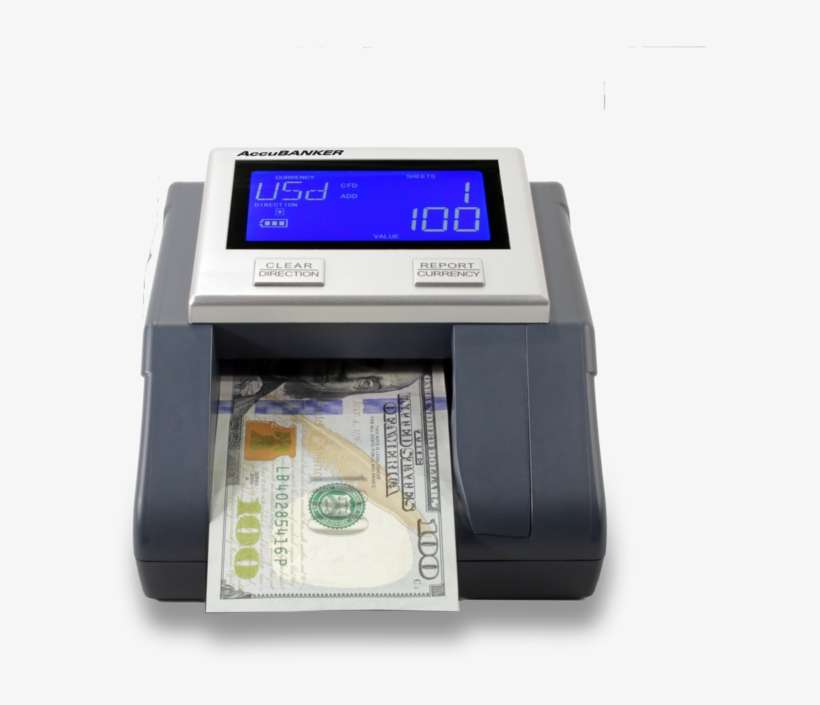 Accubanker D585 Counterfeit Detector - New 100 Dollar Bill, transparent png download