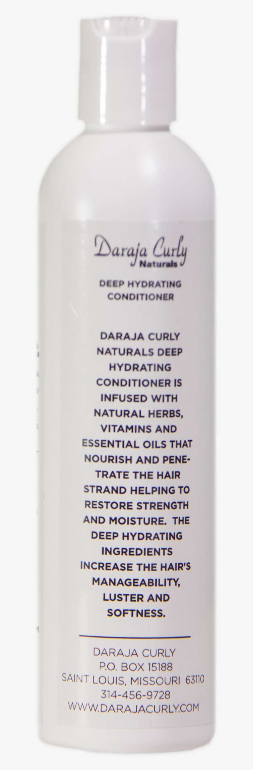 Daraja Curly Naturals Deep Hydrating Conditioner - Cosmetics, transparent png download