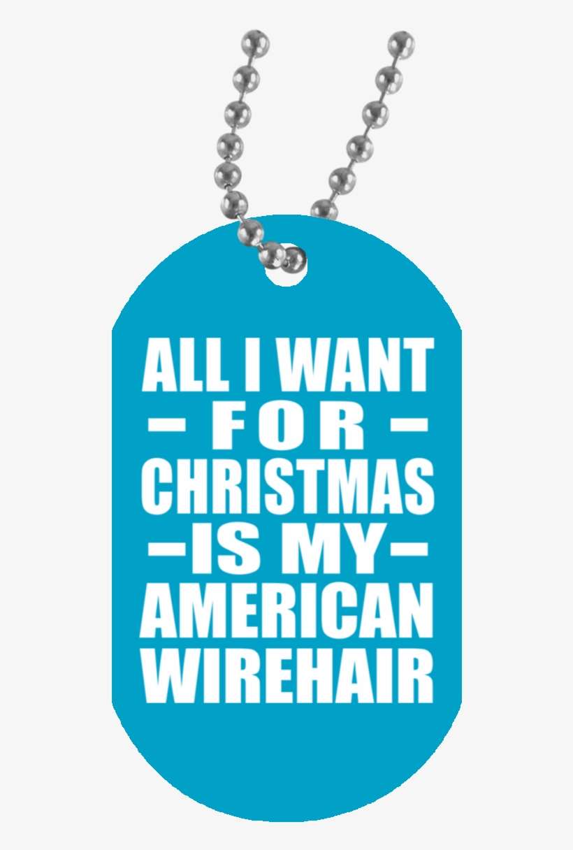 Load Image Into Gallery Viewer, All I Want For Christmas - Dog Tag, transparent png download