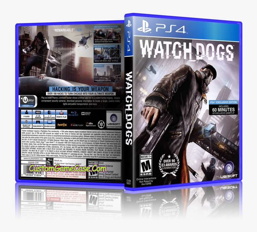 Sony Playstation 4 Ps4 - Watch Dogs, transparent png download