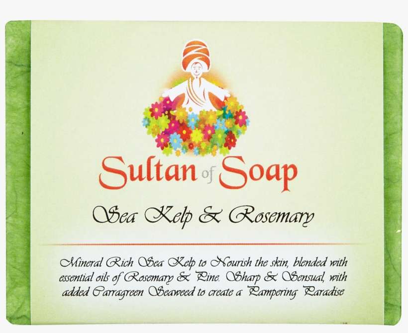 Lavender & Rosemary With Sea Kelp Natural Soap Bar, - Soap, transparent png download