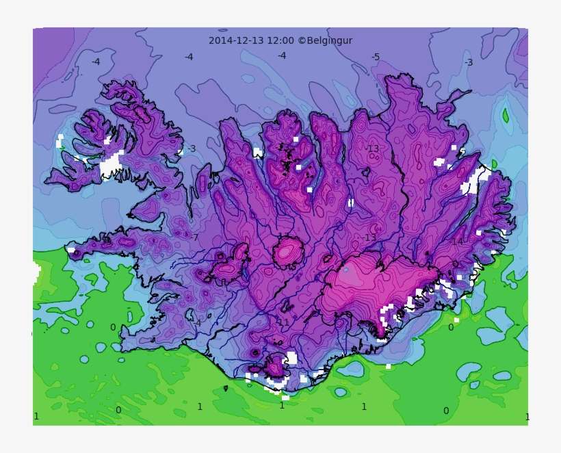 This Map Shows The Effects Of Wind Chill - Illustration, transparent png download