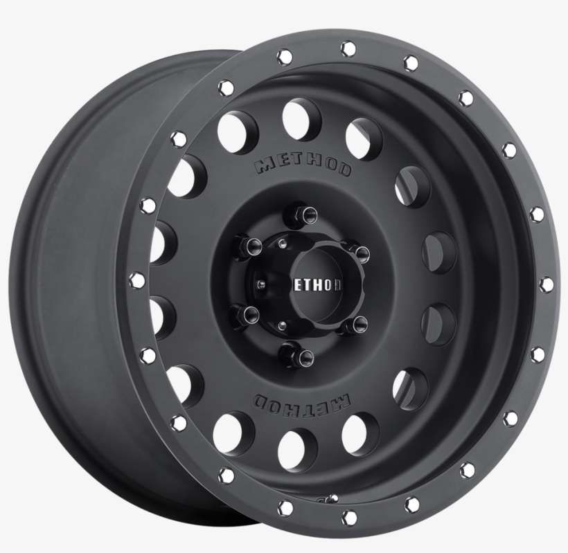 Method Wheels Hole - Matte Black Jeep Jk Wheels, transparent png download