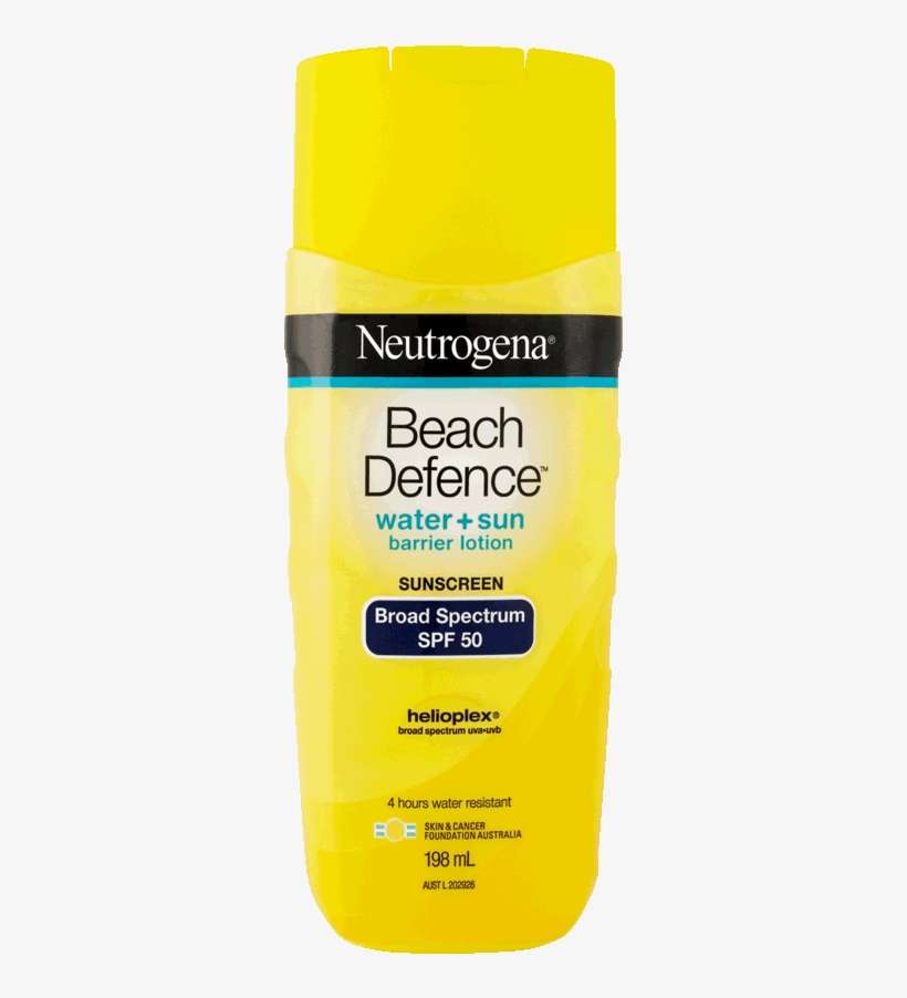 Neutrogena® Beach Defence® Lotion Spf50 198ml - Neutrogena Beach Defence, transparent png download