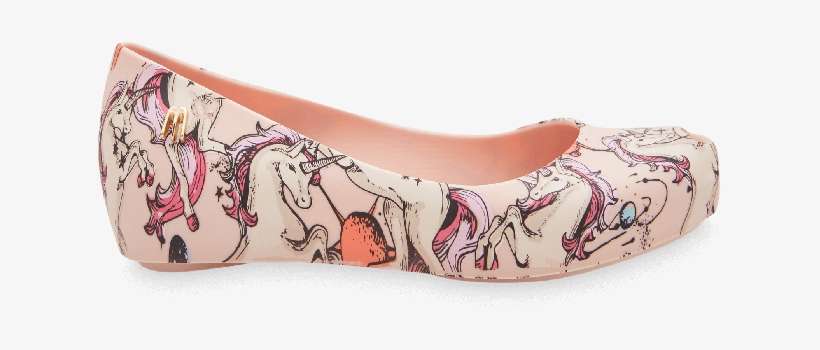 Blue Ultragirl Unicorn Ballet Flats - Ballet Flat, transparent png download