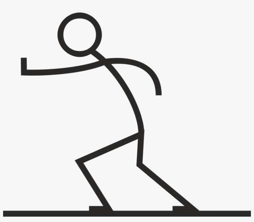 Free Png Download Stick Figure Running Png Images Background - White Stick Figure Png, transparent png download