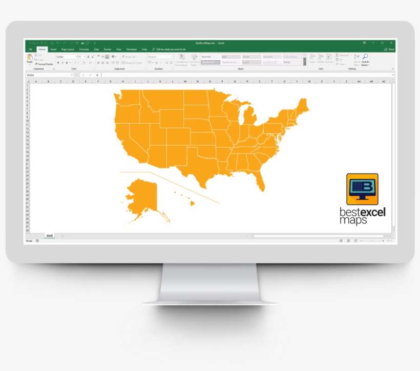 Usa Map - Map Of Usa Transparent Background, transparent png download