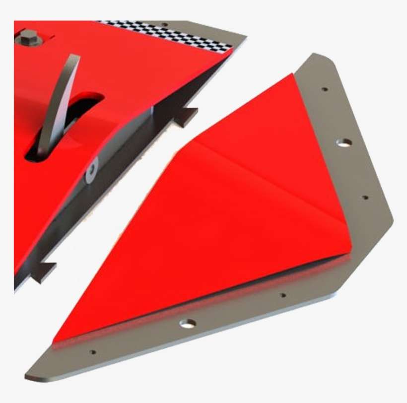 12300e 12300ey Cobra End Bevels Set Of 2 Galvanized - Triangle, transparent png download