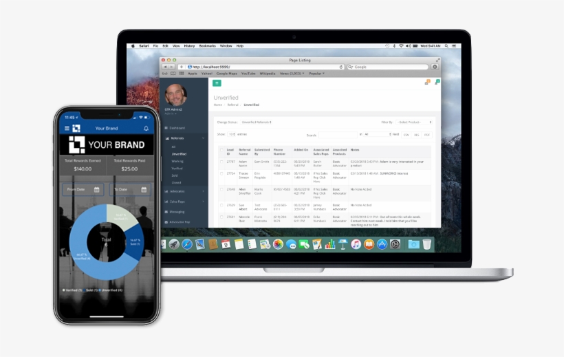 Laptop Phone View - Tablet Computer, transparent png download