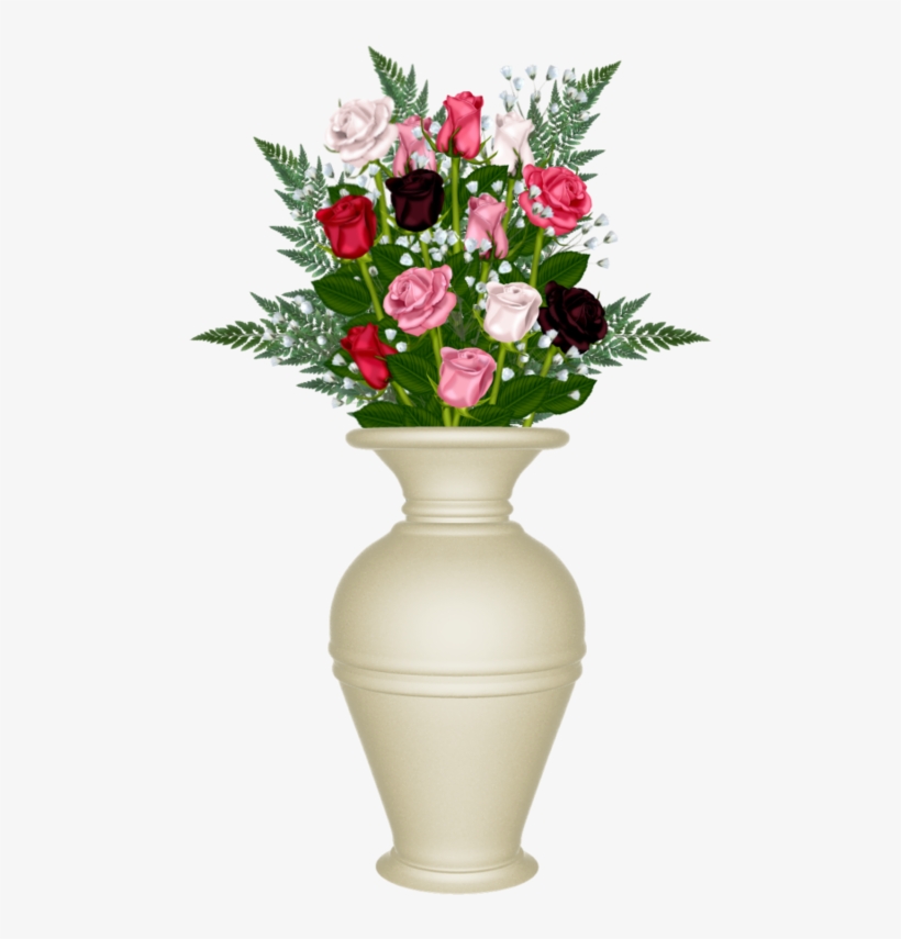 Flowers - Vase, transparent png download