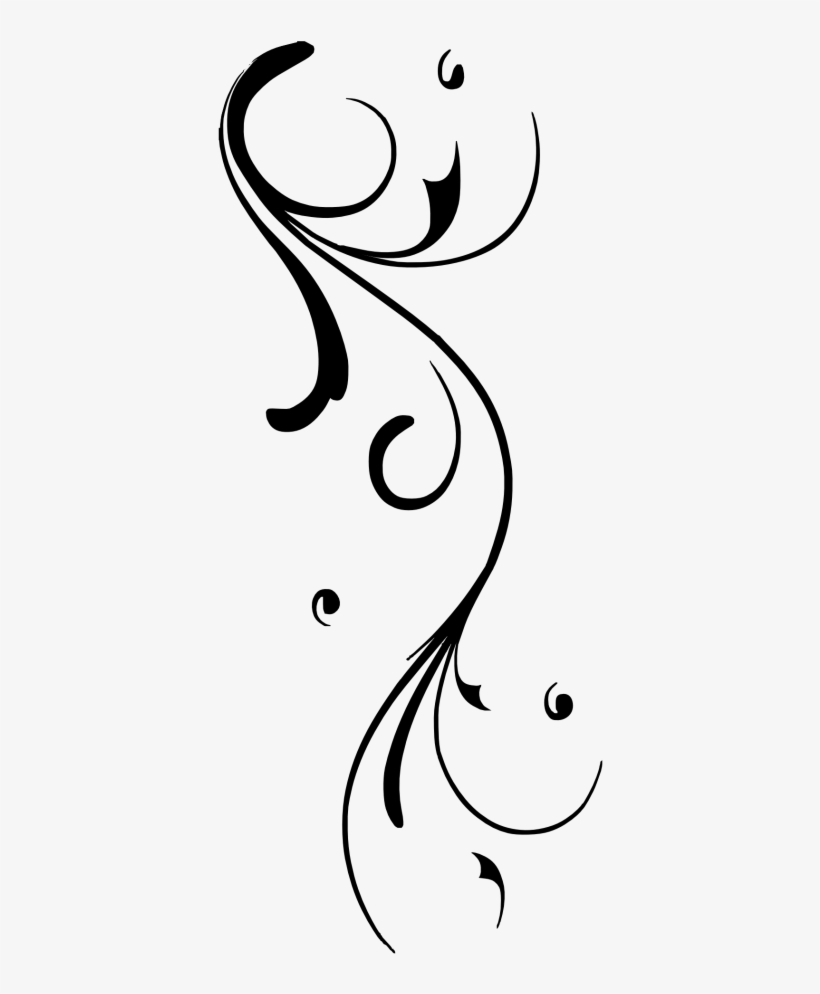 20031101 Swirl Png Transparent Image 27 - Black And White Vectors Png, transparent png download