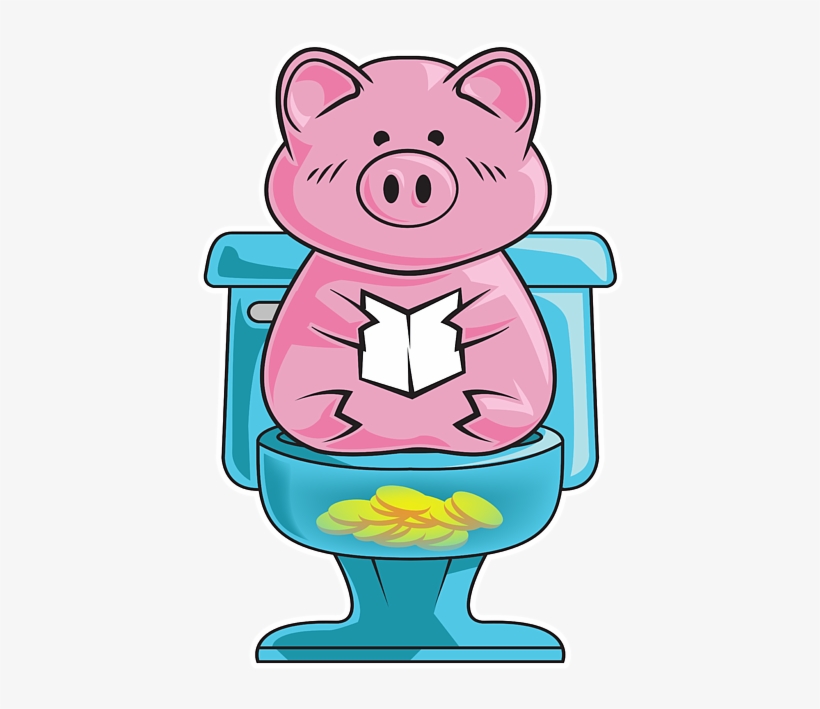 Bleed Area May Not Be Visible - Piggy Funny, transparent png download