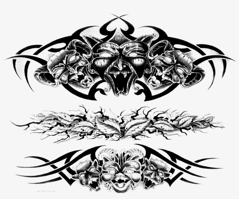 1024 X 768 7 - Tattoo Template No Background, transparent png download