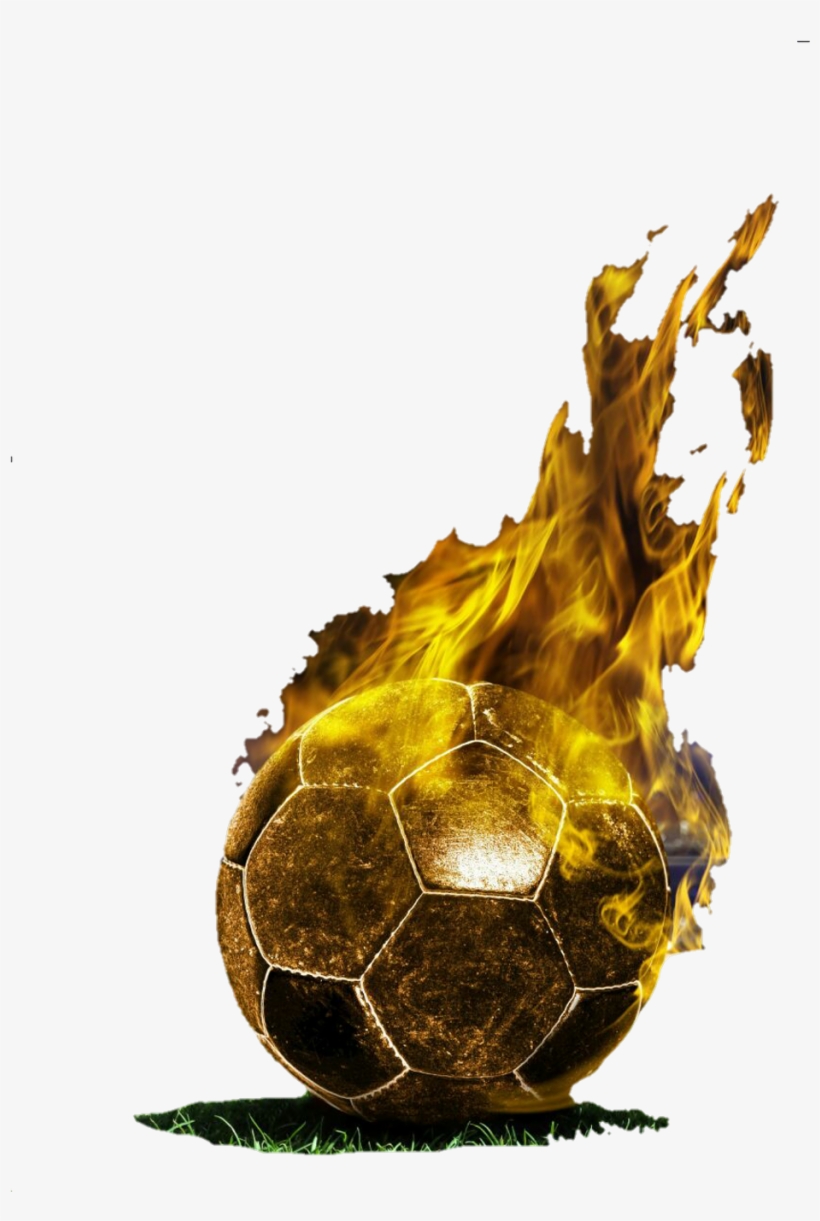 Report Abuse - Pallone Da Calcio Infuocato, transparent png download