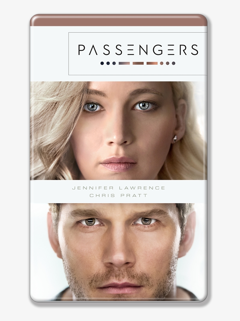Passengers - $47 - 95 - Jennifer Lawrence - Passengers Dvd Back Cover, transparent png download