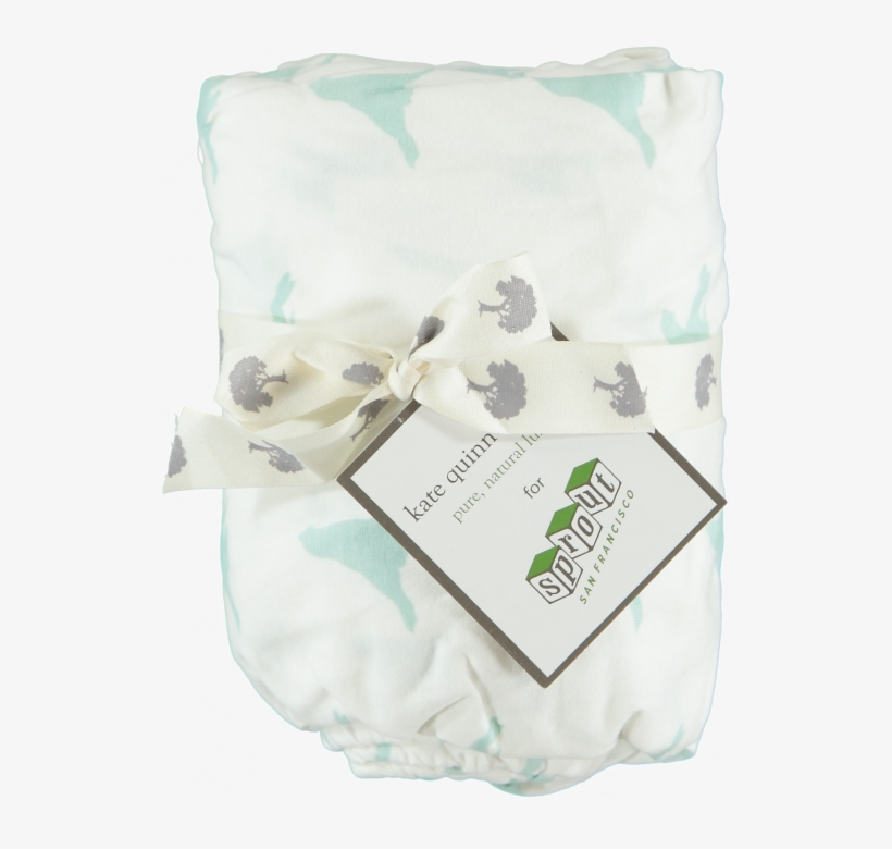 Sea Lion Organic Fitted Crib Sheet - Cotton, transparent png download