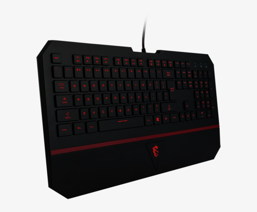 Msi Interceptor Ds4100 Gaming Keyboard / Mouse Combods4100msi - Computer Keyboard, transparent png download