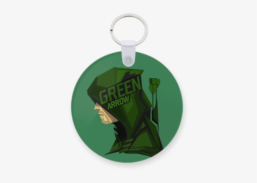 Green Arrow Printed Keychain - Pop Art Green Arrow, transparent png download