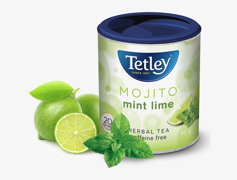 Tetley Mojito - Lemon Balm And Honey Tea, transparent png download