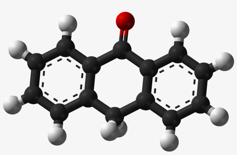 Anthrone 3d Balls - Molecule, transparent png download