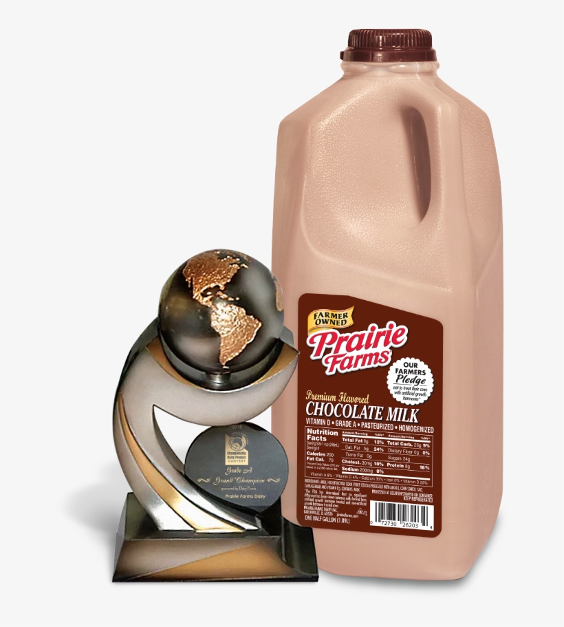 Chocmilk Trophy - Prairie Farms 1 Milk, transparent png download