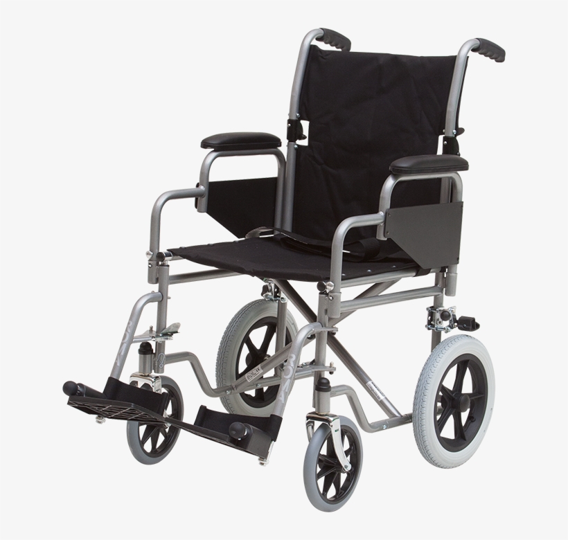 Car Transit Wheelchair With Detachable Arms - Wheelchair, transparent png download