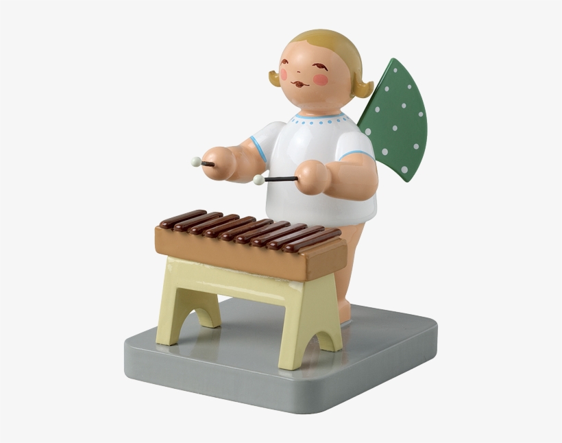 Angel With Xylophone, Standing - Wendt & Kühn, transparent png download