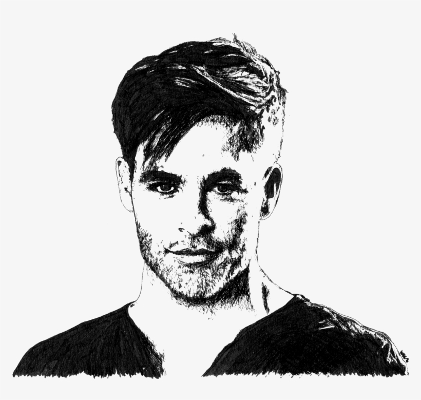 Chris Pine - Sketch, transparent png download