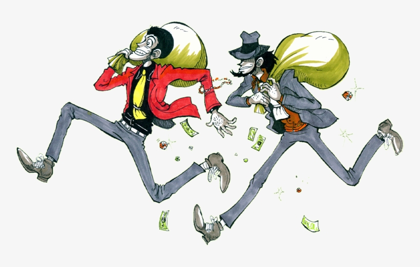 Plue Starfox X Ep Contest Prize - Lupin Iii Black Background, transparent png download