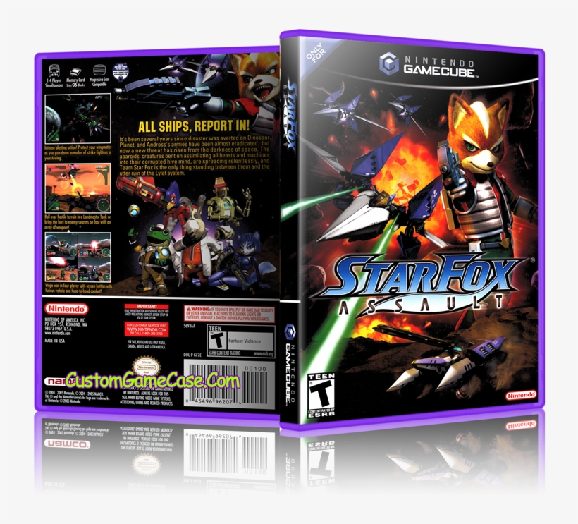 Starfox Assault Front - Poster Game Cube, transparent png download