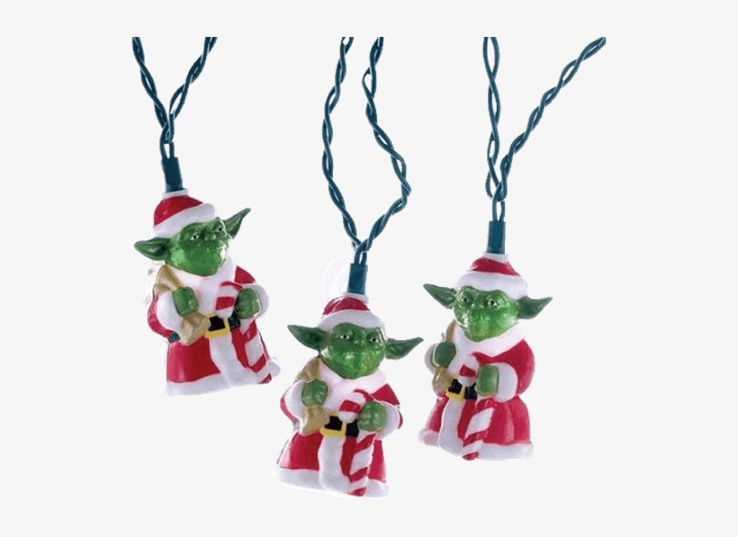Star Wars Santa Yoda Light Set - Luces Navideñas De Star Wars, transparent png download