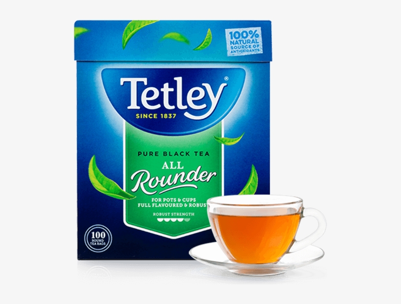 Tetley All Rounder Tea Bags - Darjeeling Tea, transparent png download