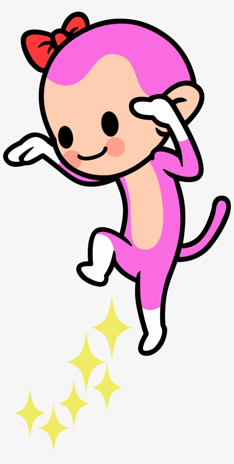 Female Acrobatic Monkey - Cute Marshal Rhythm Heaven, transparent png download