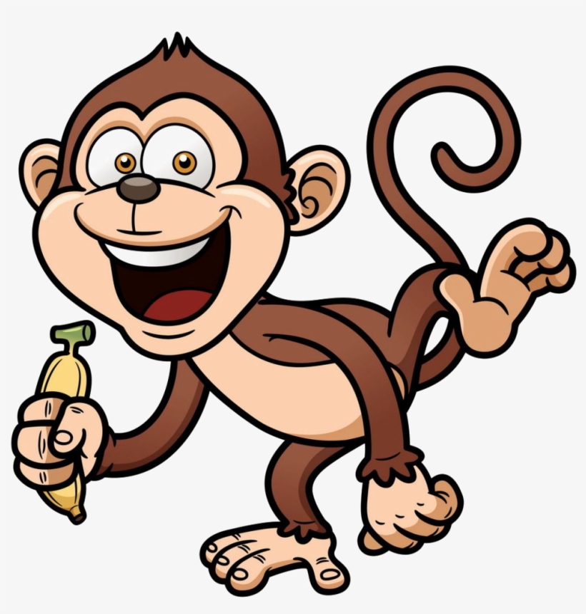Clip Art Transprent Png - Monkey Dibujo, transparent png download